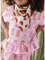 Souris Mini Souris Mini, Cowboy Boot Print Pant || Pink