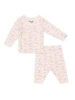 Coccoli Coccoli Infant Floral Print Girls' Modal Take Me Home Set || Cream