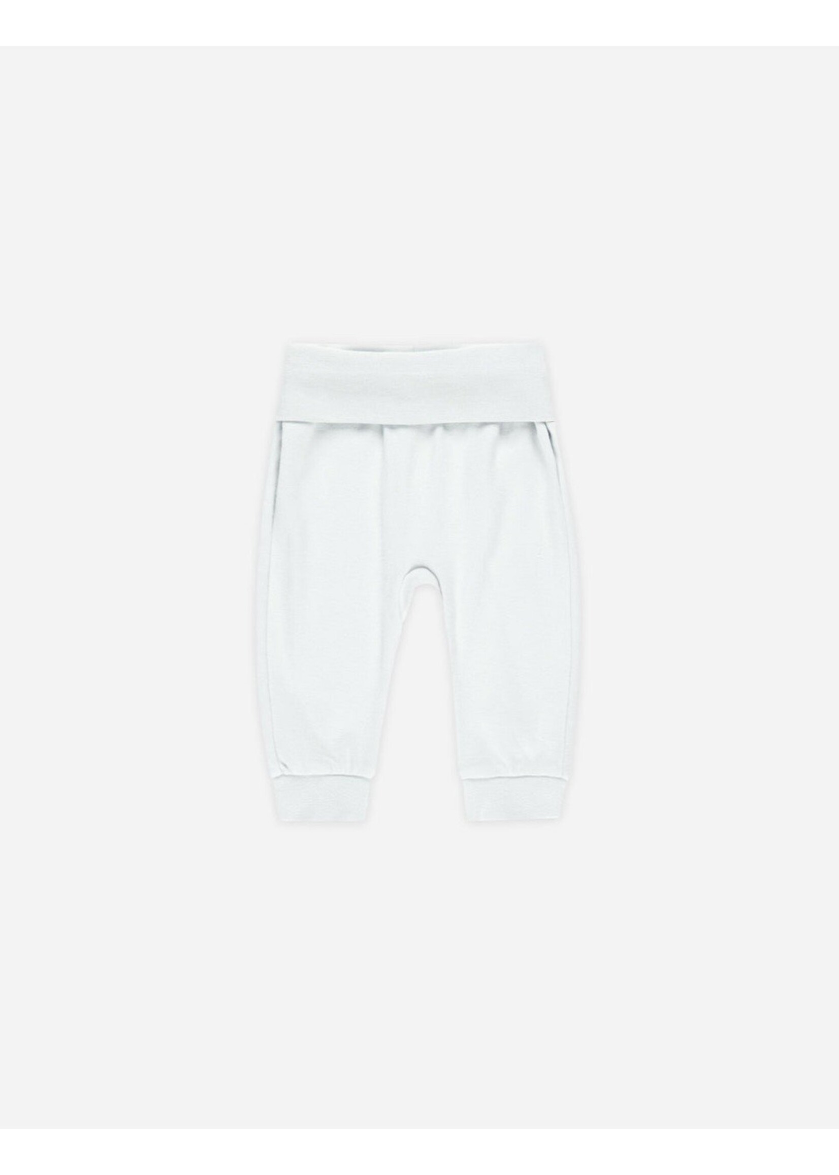 Quincy Mae Quincy Mae, Cotton Baby Pant || Fog