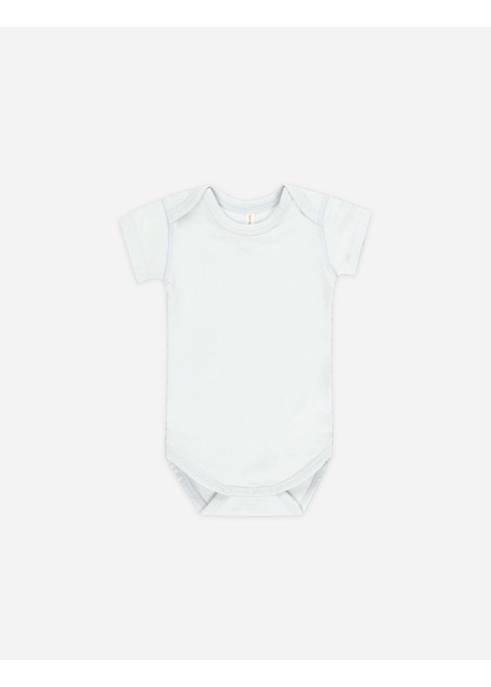 Quincy Mae Quincy Mae, Short Sleeve One-Piece || Fog