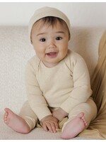 Quincy Mae Quincy Mae, Ribbed Tee And Legging Set || Oatmeal