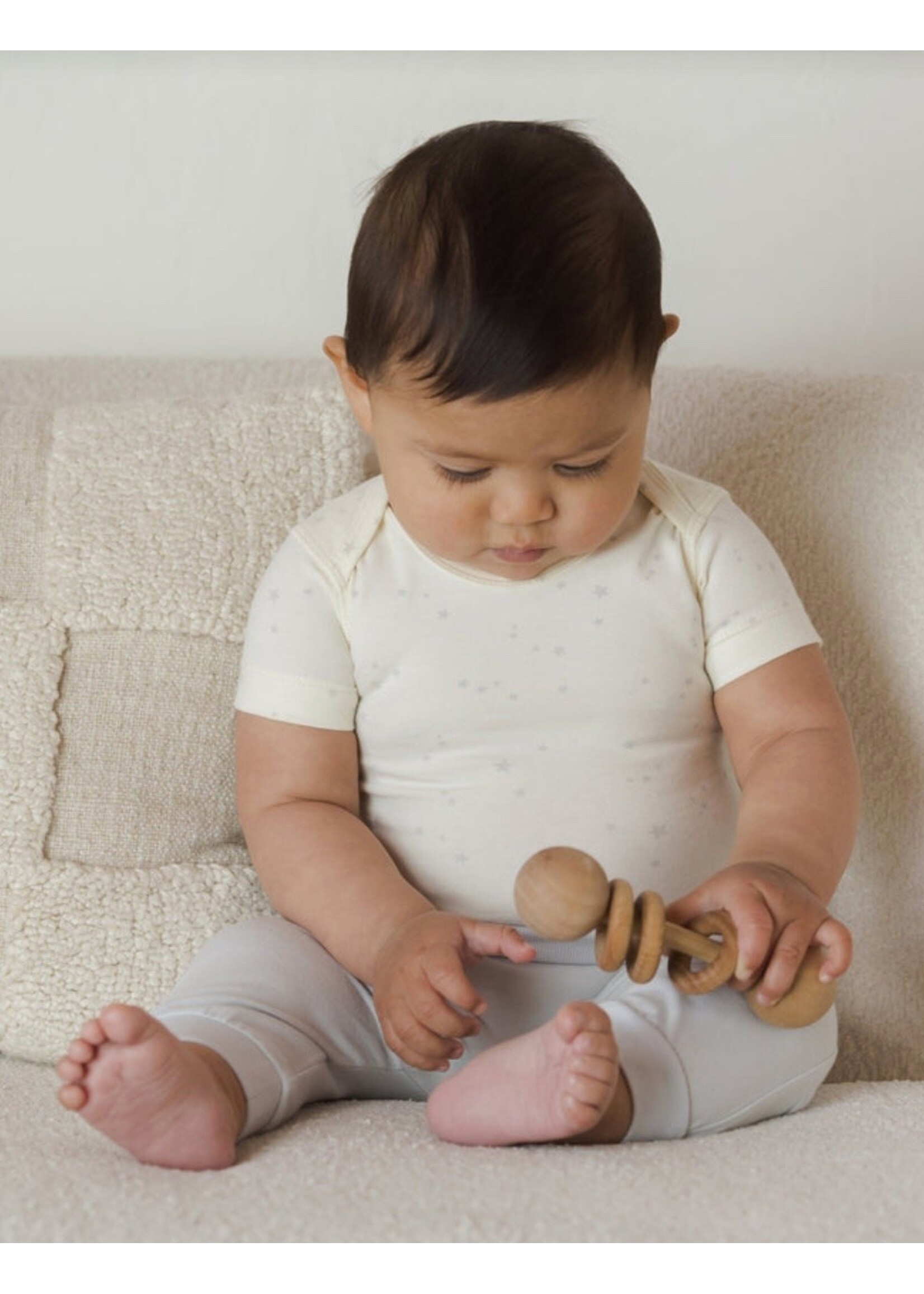 Quincy Mae Quincy Mae, Short Sleeve One-Piece || Stars