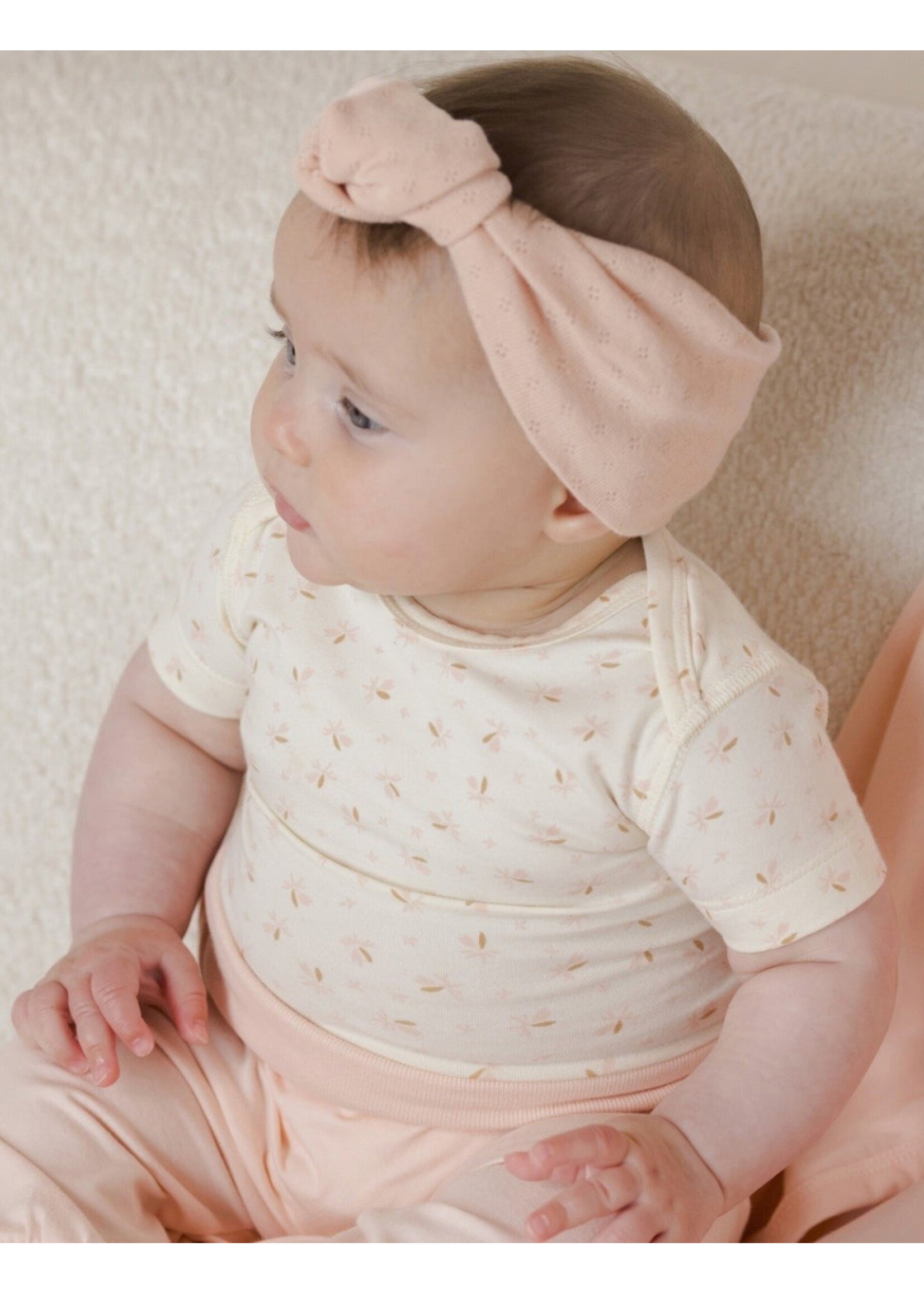 Quincy Mae Quincy Mae, Cotton Baby Pant || Petal
