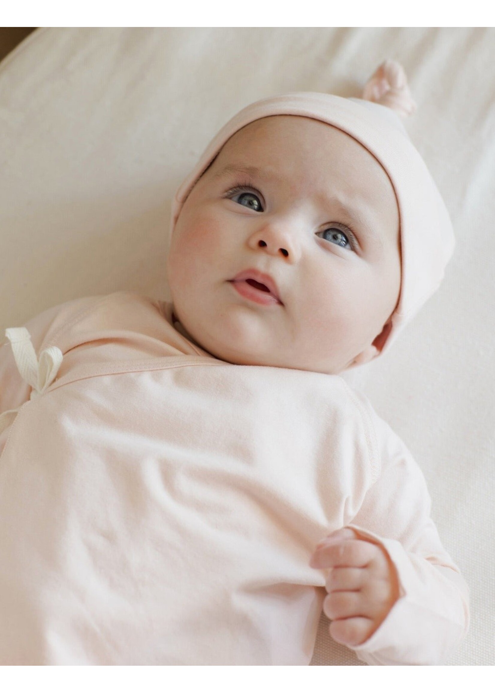 Quincy Mae Quincy Mae, Wrap Top + Footed Pant Set || Petal