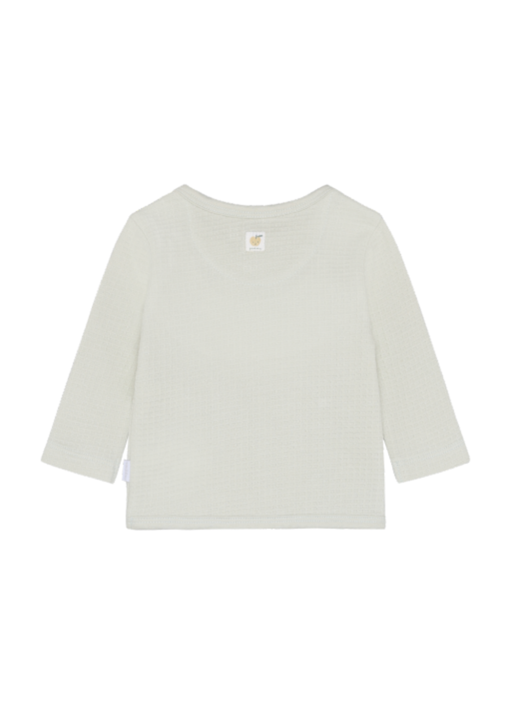 Noppies Kids Noppies, Long Sleeve Kimono Tee || Green Tint