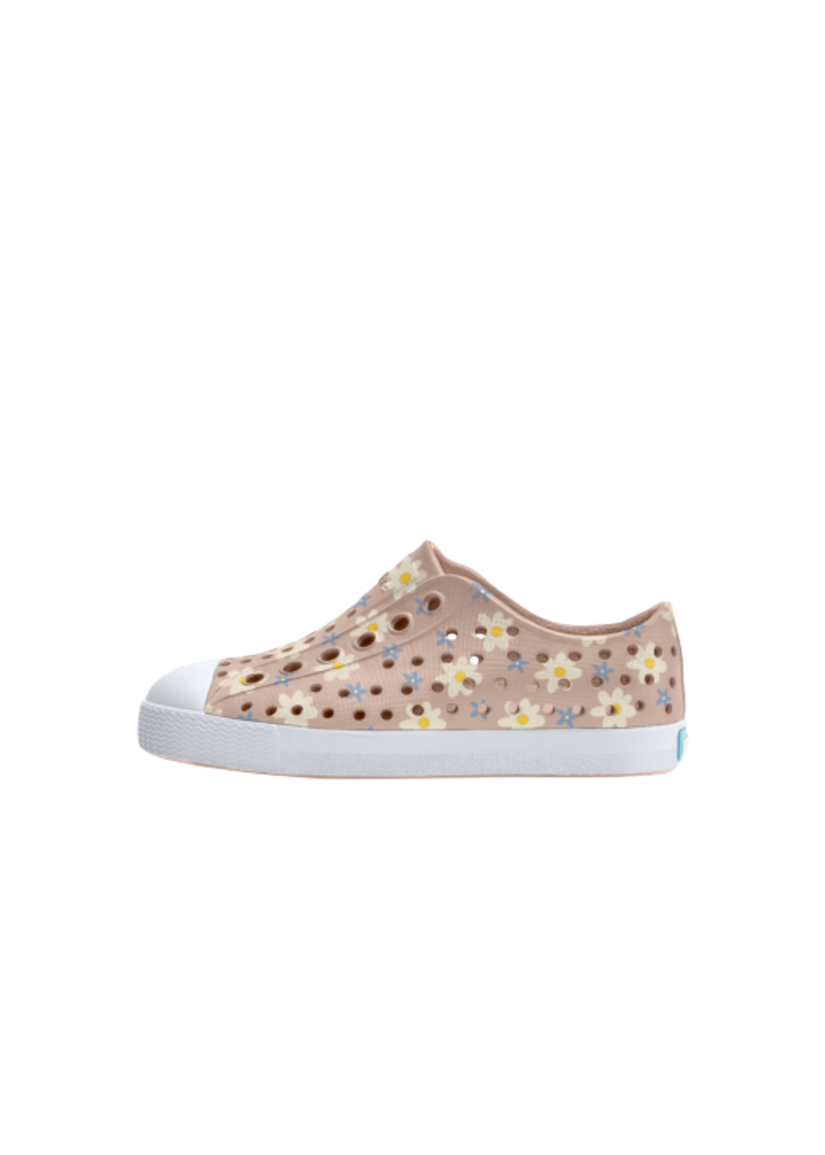 Native Shoes Native Shoes, Jefferson Print Child || Chameleon Pink / Shell White / Bone Daisy