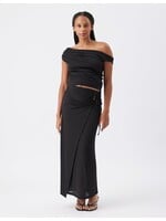 Ripe Maternity Ripe Maternity, Rhi Mock Wrap Skirt || Black