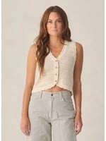 Rylee + Cru Rylee + Cru Women's Knit Vest || Natural