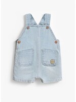 Souris Mini Souris Mini, Stripe Denim Overalls || Light Blue