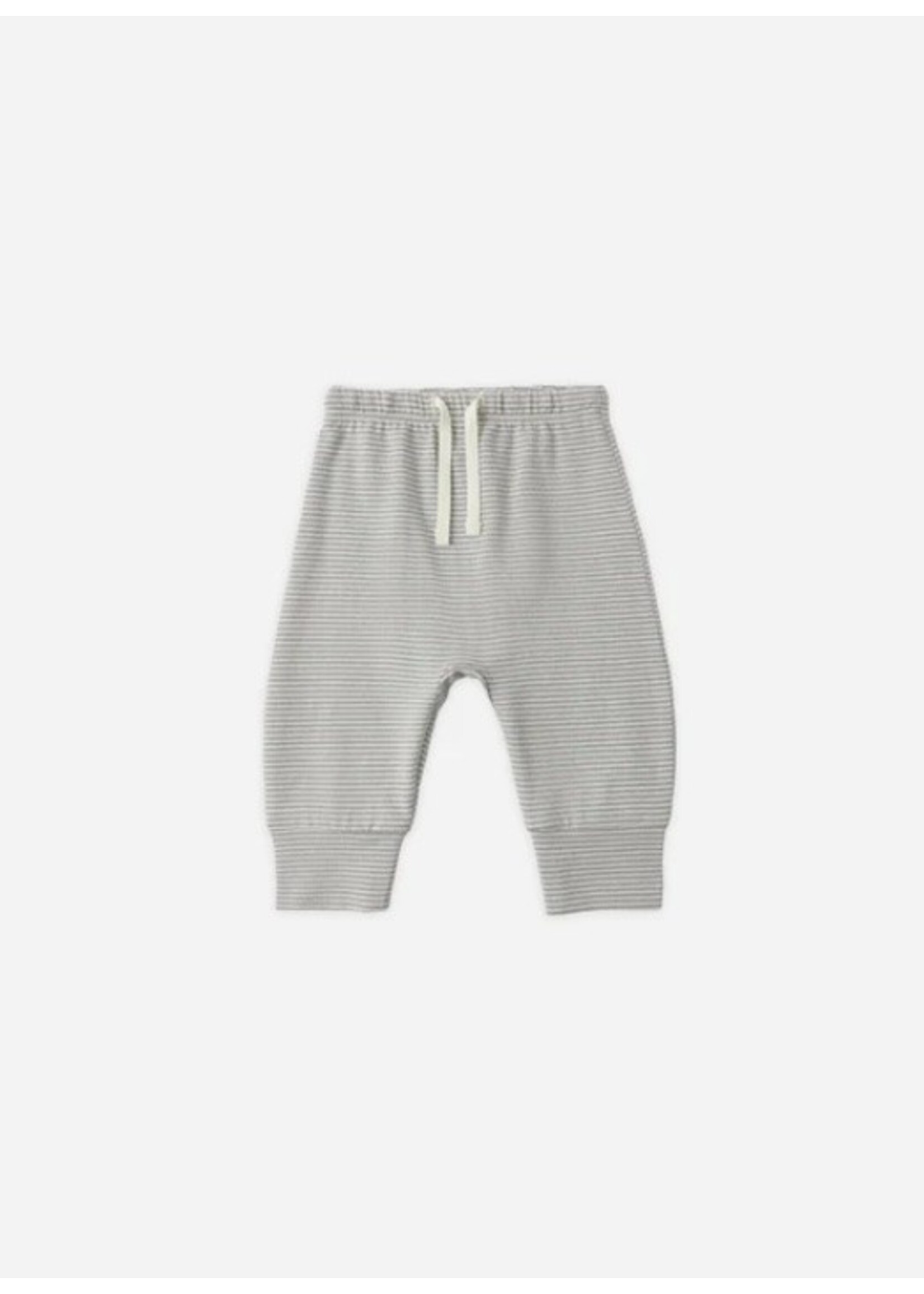 Quincy Mae Quincy Mae, Micro Stripe Drawstring Pant || Sage