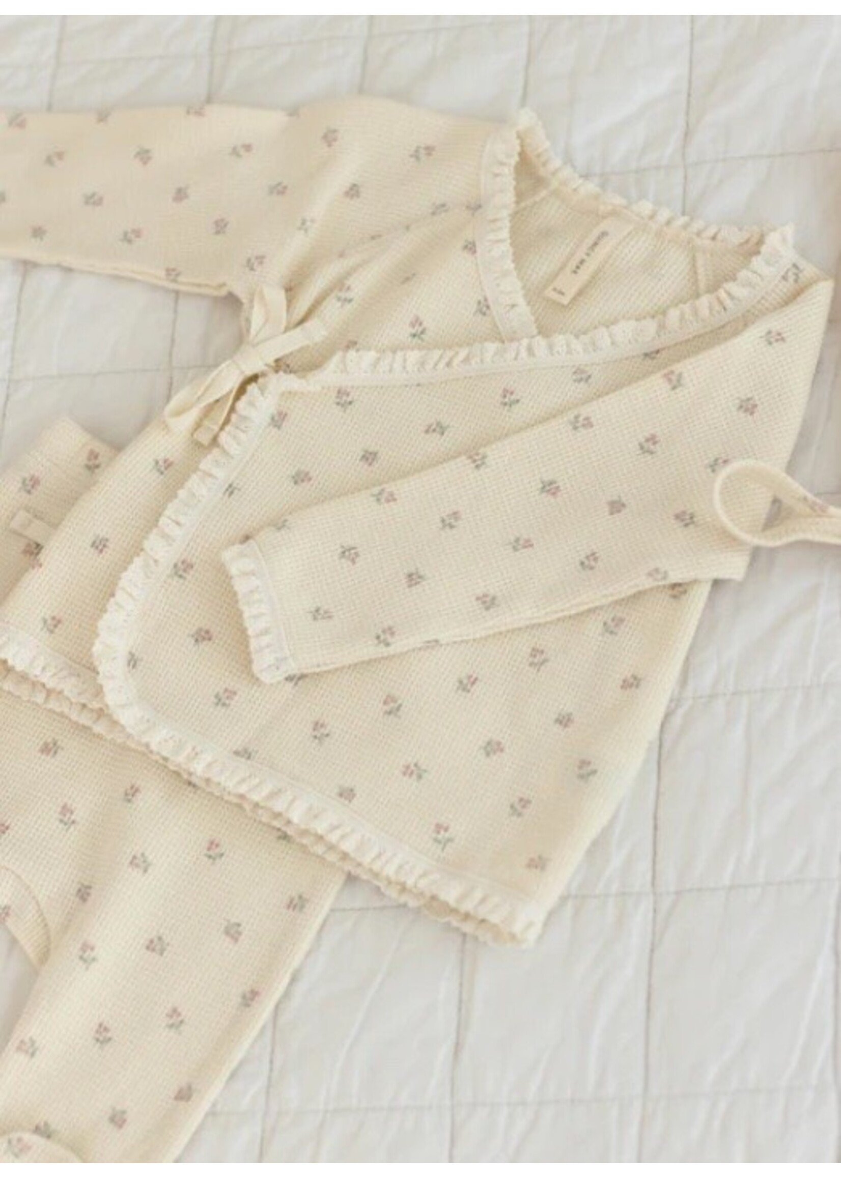 Quincy Mae Quincy Mae, Take Home Set || Mauve Ditsy