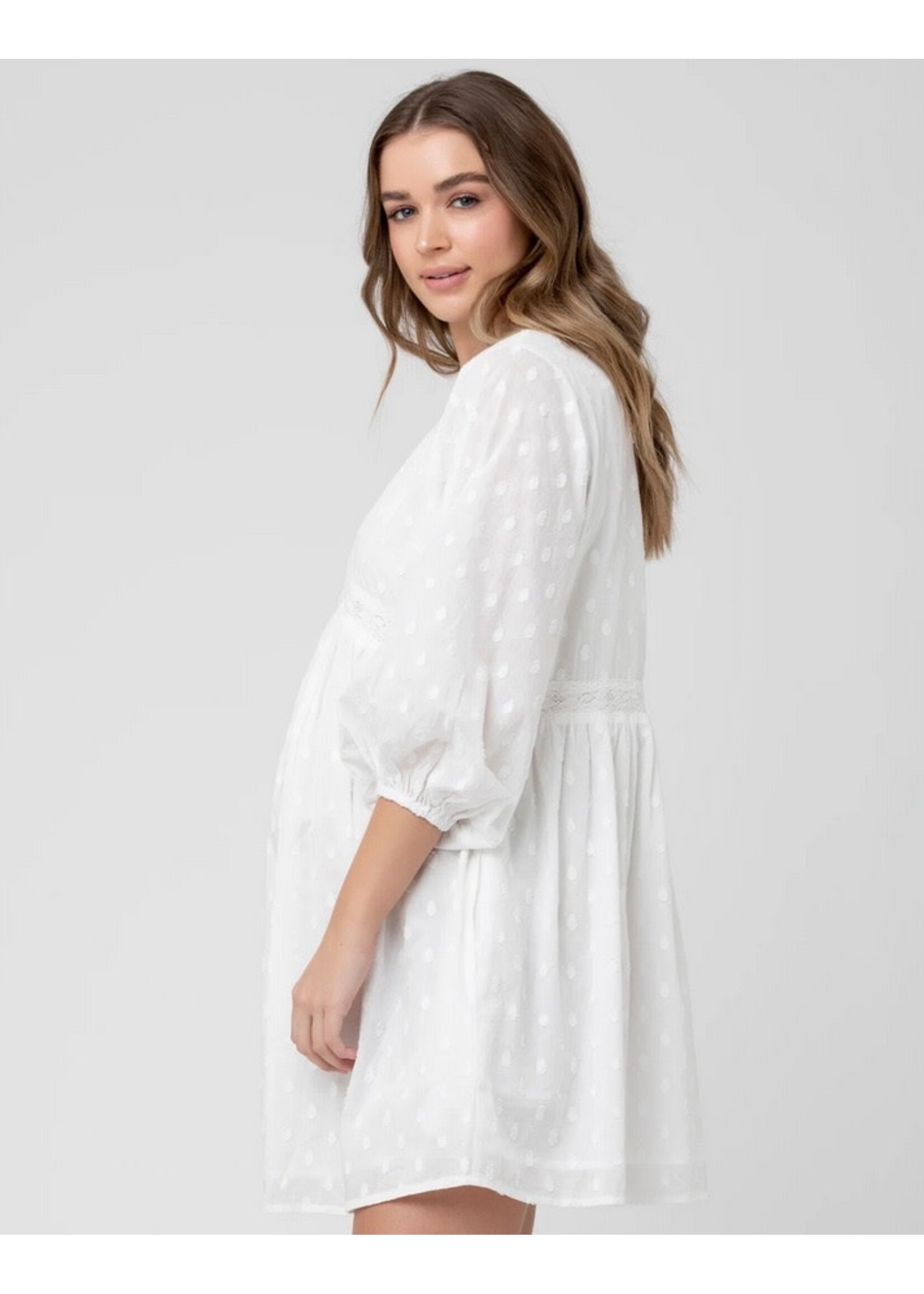 Ripe Maternity Ripe Maternity, Valentina Dress || White