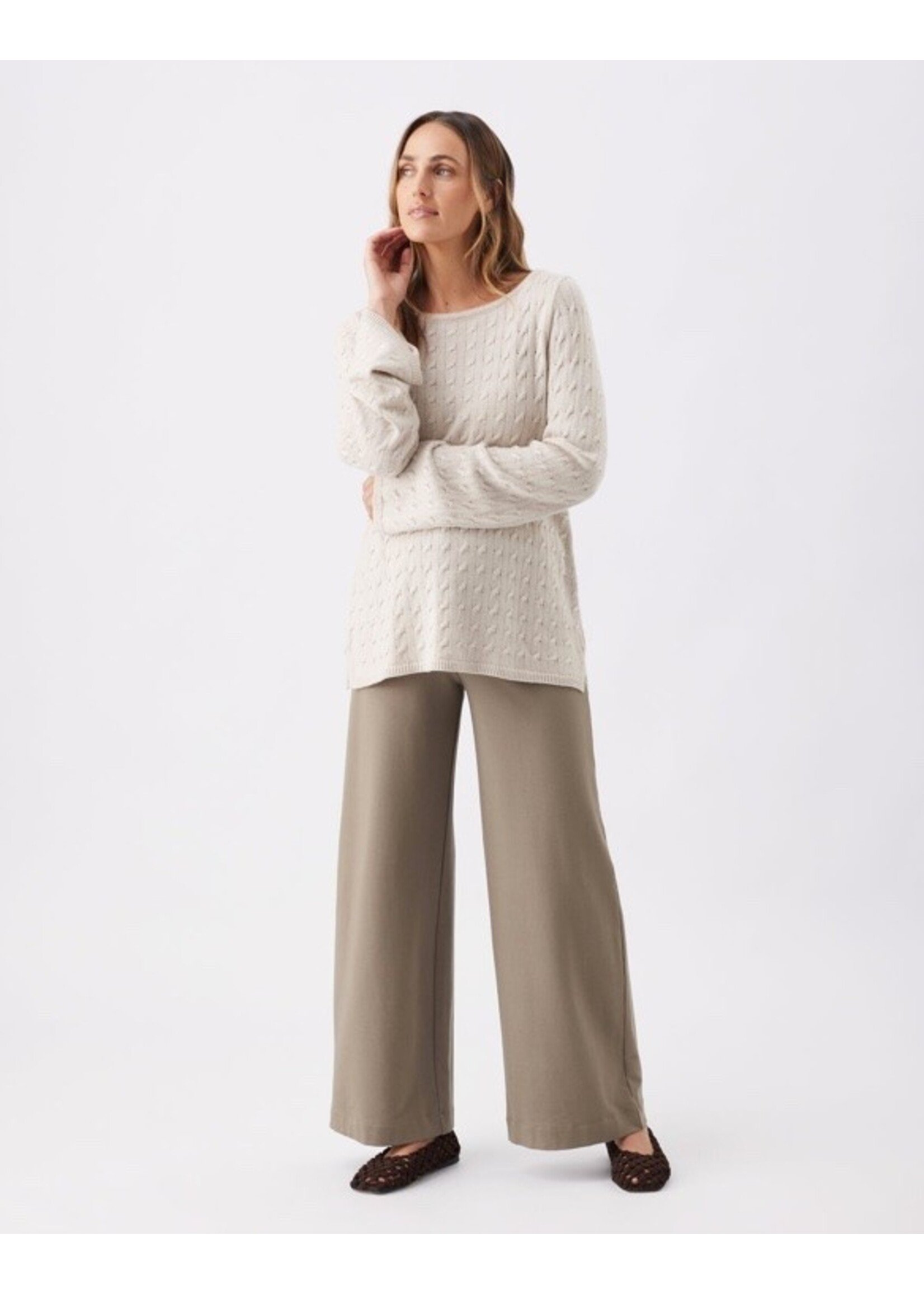 Ripe Maternity Ripe Maternity, Isha Wide Leg Pant || Olive