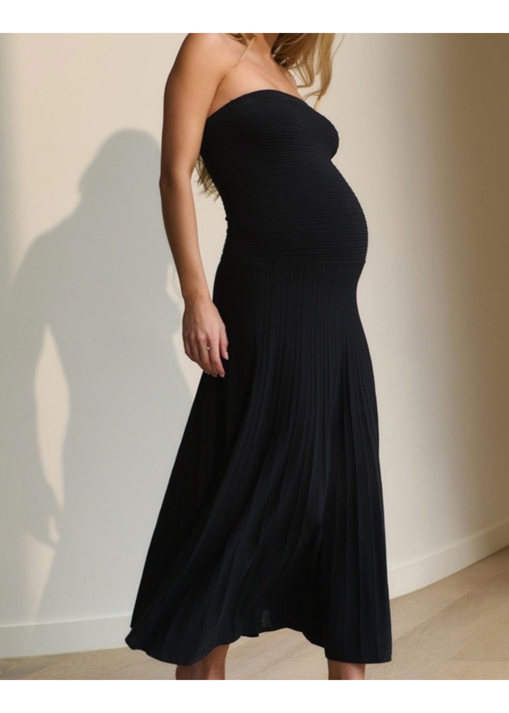 Ripe Maternity Ripe Maternity, Faith Knit Dress || Black