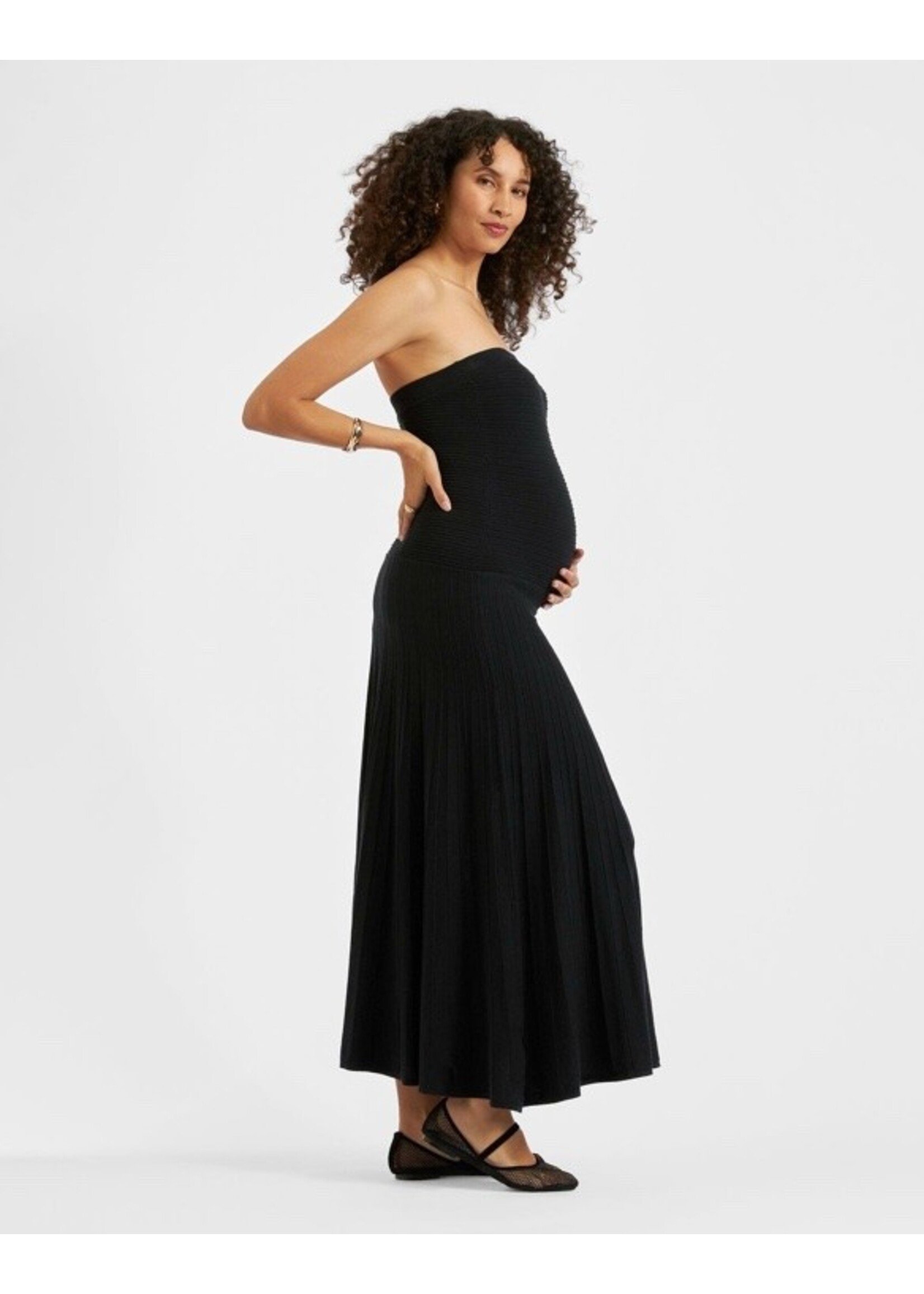 Ripe Maternity Ripe Maternity, Faith Knit Dress || Black