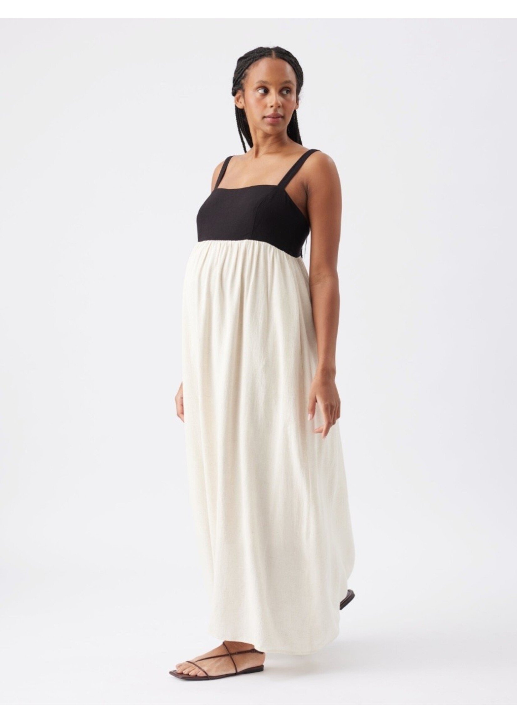 Ripe Maternity Ripe Maternity, Olivia Dress || Natural / Black