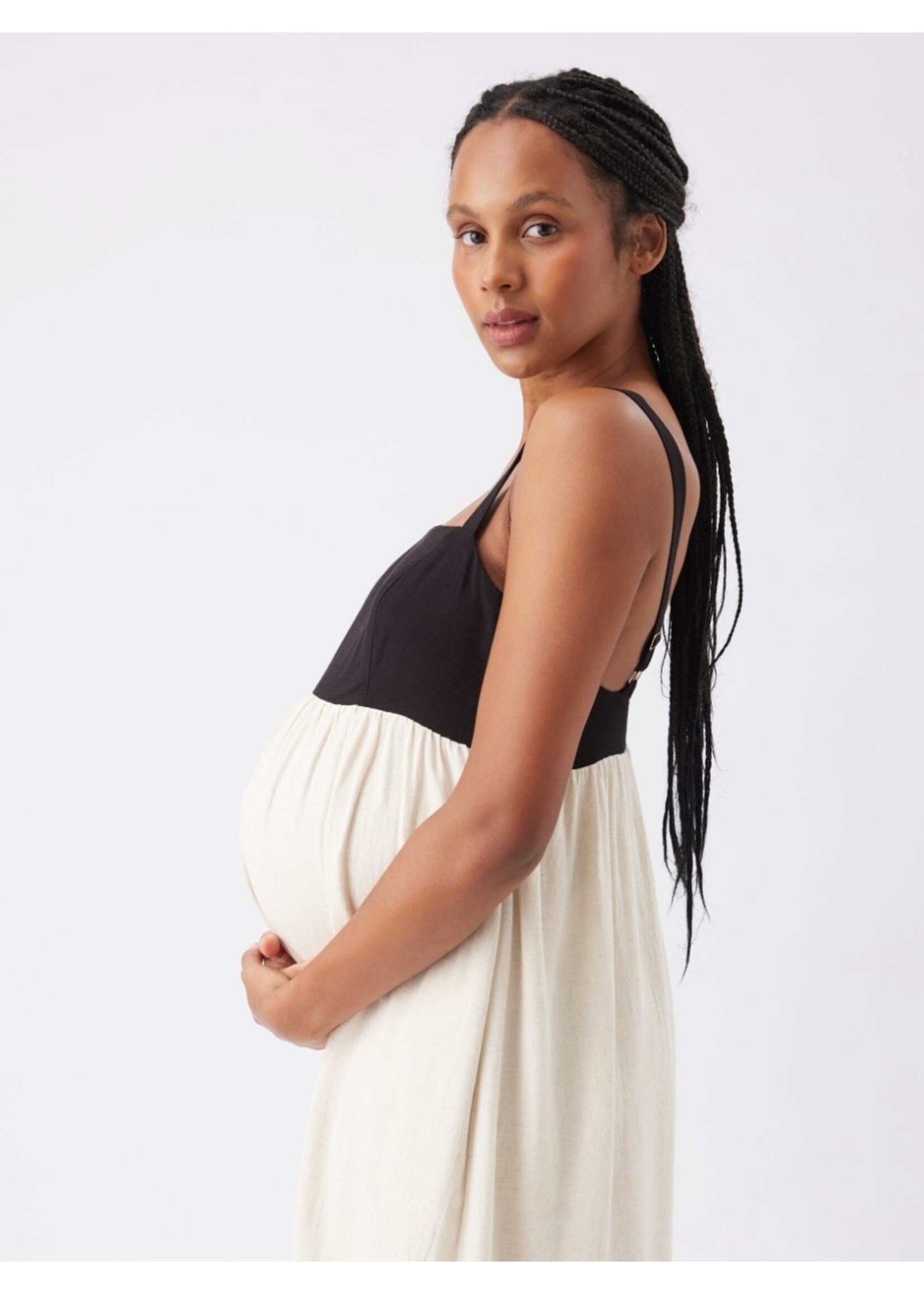 Ripe Maternity Ripe Maternity, Olivia Dress || Natural / Black