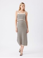 Ripe Maternity Ripe Maternity, Pointelle Knit Nursing Dress || Natural / Black