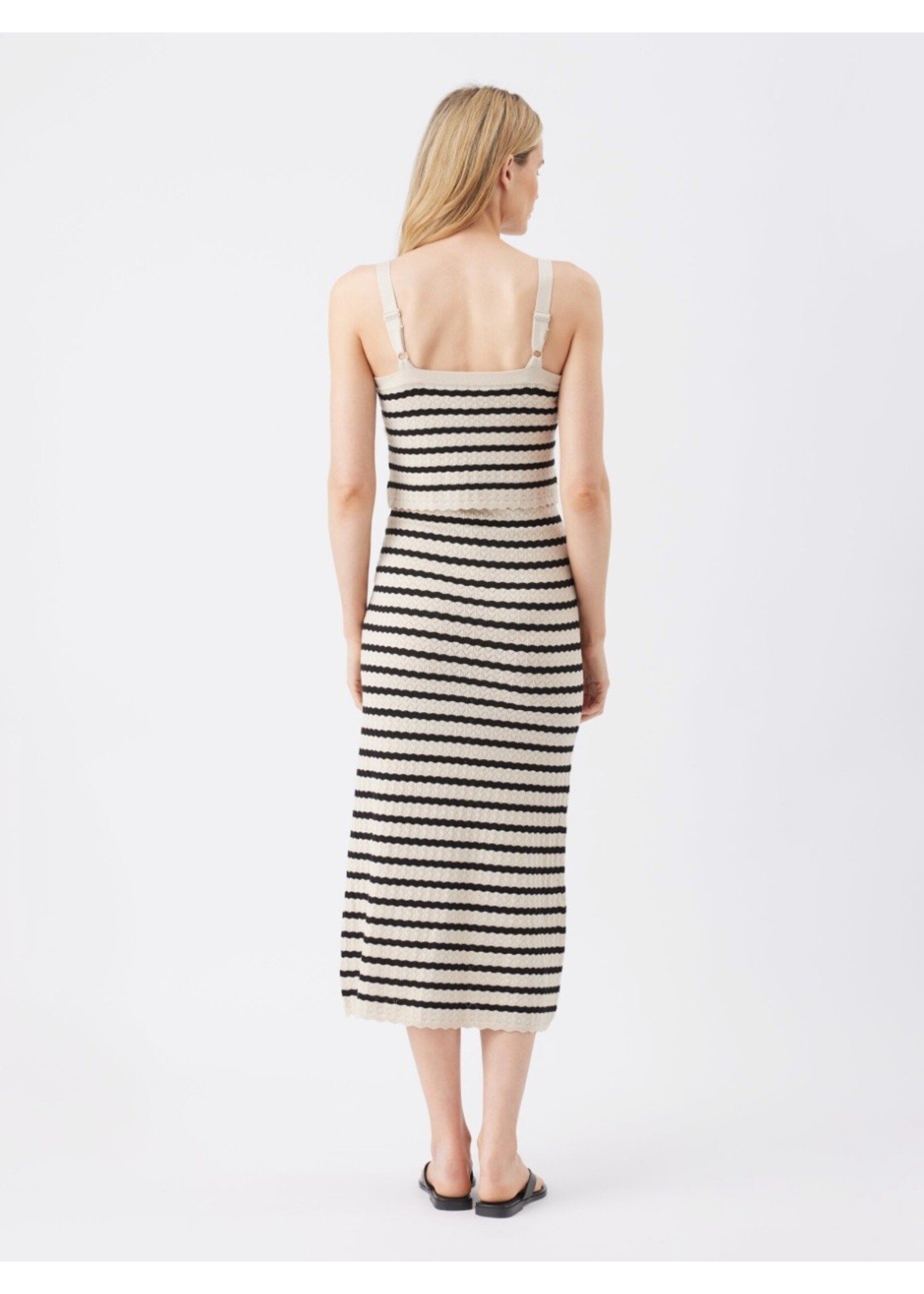 Ripe Maternity Ripe Maternity, Pointelle Knit Nursing Dress || Natural / Black