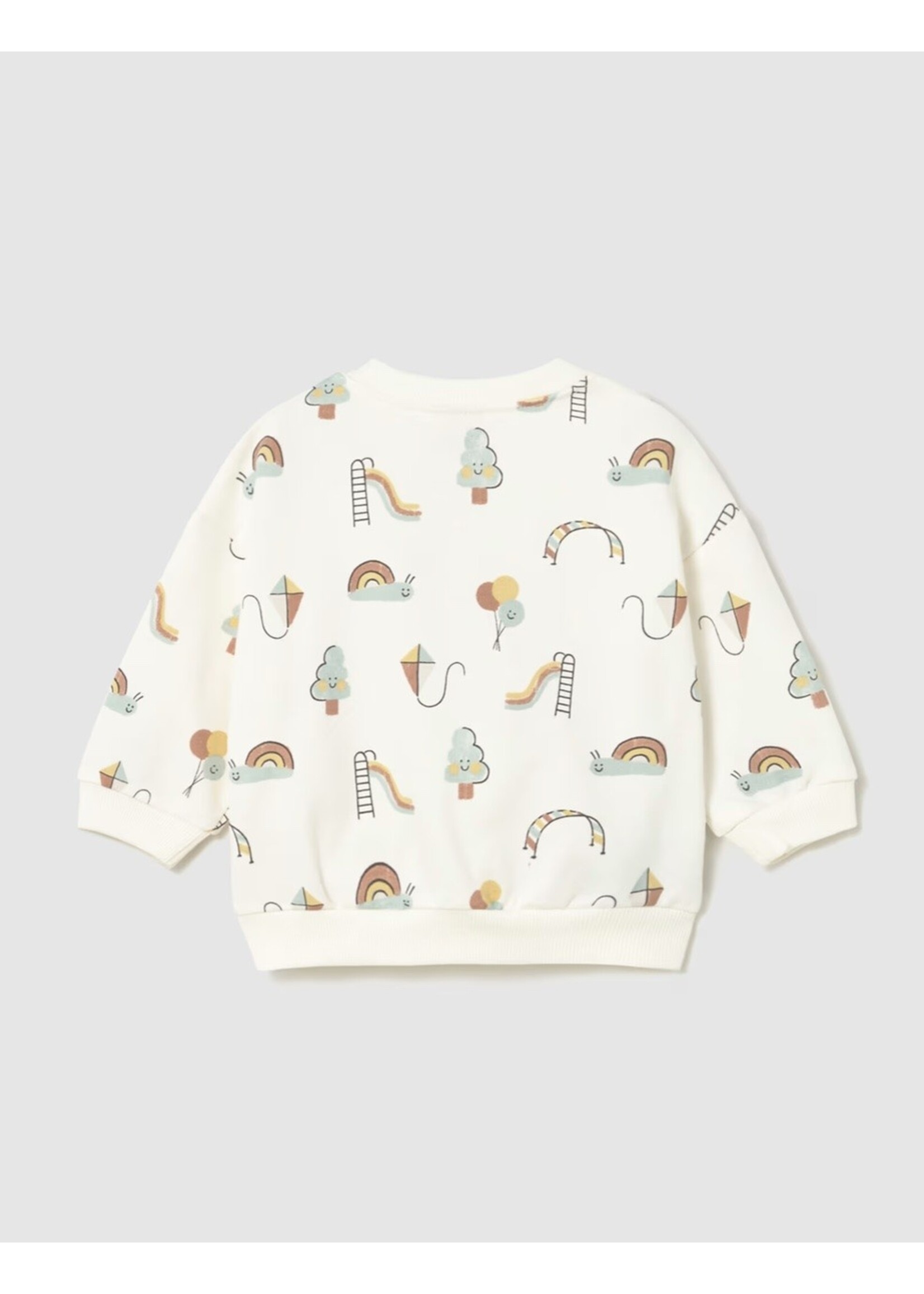 Mayoral Mayoral,  Baby Boy Playground Graphic Sweatshirt || Rice