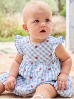 Mayoral Mayoral, Baby Girl Printed Dress with Bloomers || Lagoon