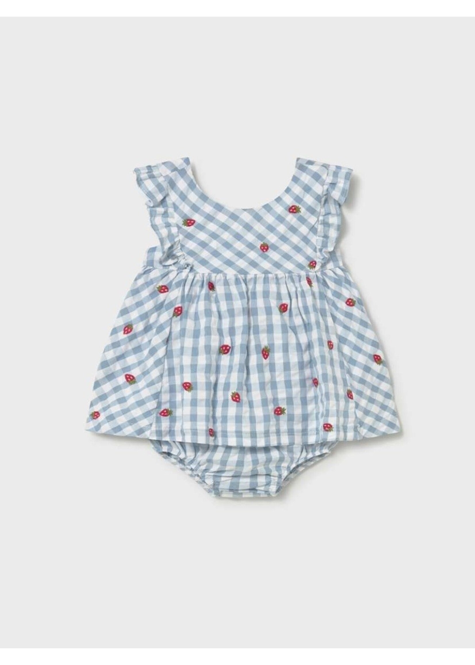 Mayoral Mayoral, Baby Girl Printed Dress with Bloomers || Lagoon