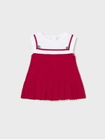 Mayoral Mayoral, Newborn Girl Knit Dress || Red