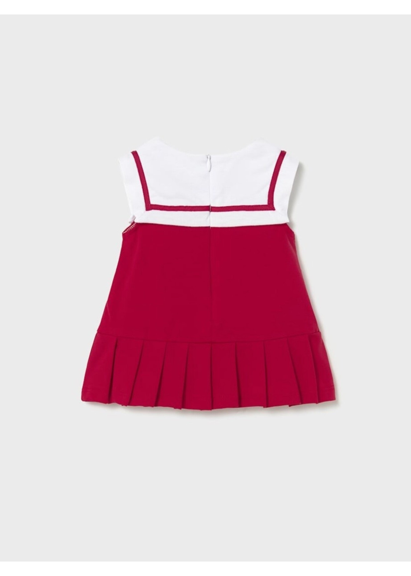 Mayoral Mayoral, Newborn Girl Knit Dress || Red