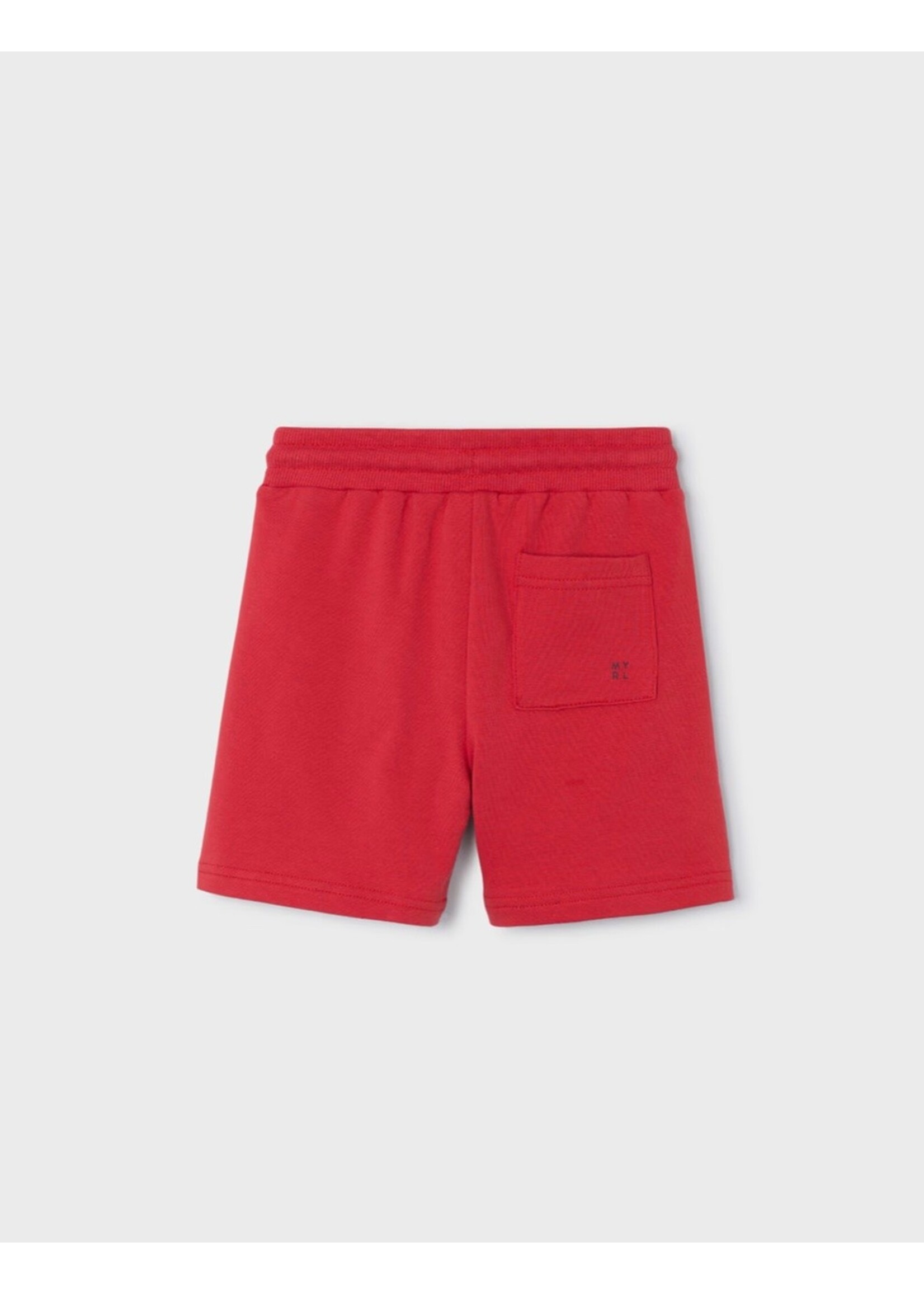 Mayoral Mayoral, Boy French Terry Sports Shorts  || Tomato