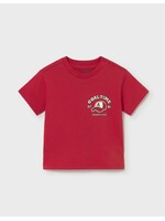 Mayoral Mayoral, Baby Boy Sport Silk Screen T-shirt || Tomato