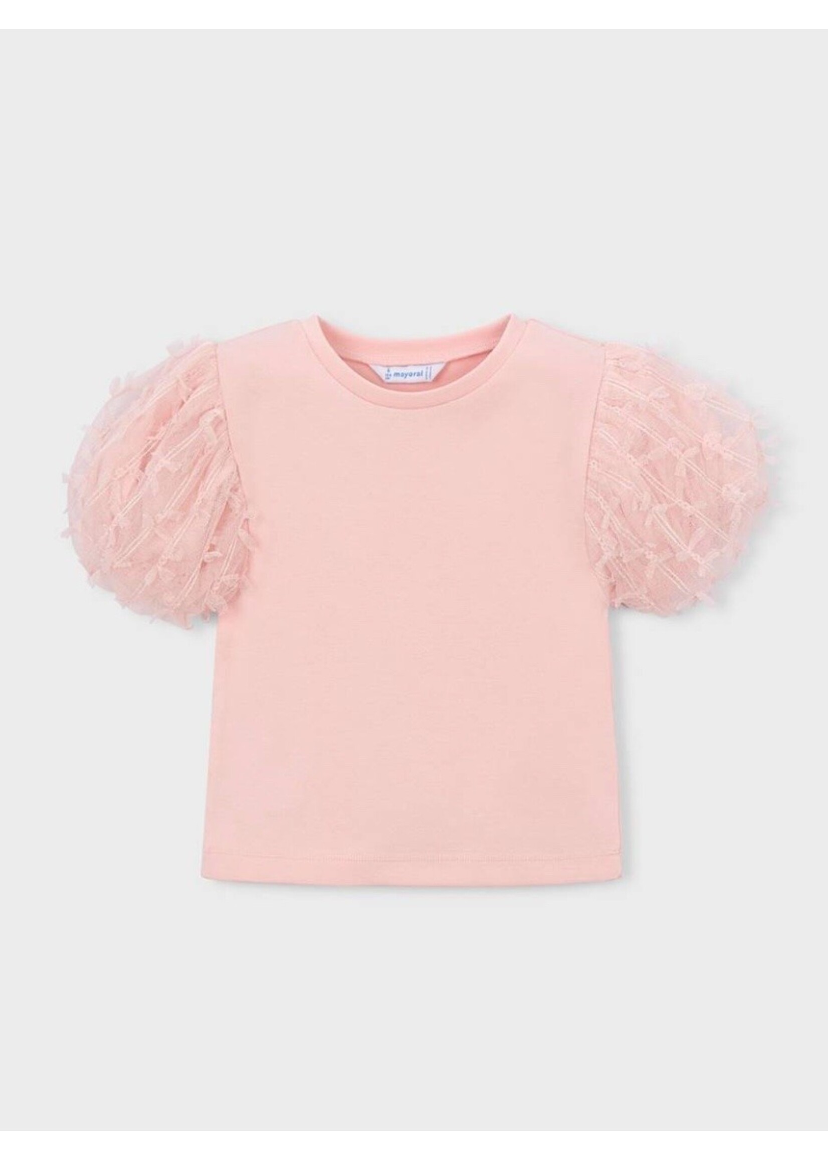 Mayoral Mayoral, Girl Tulle T-shirt || Blossom