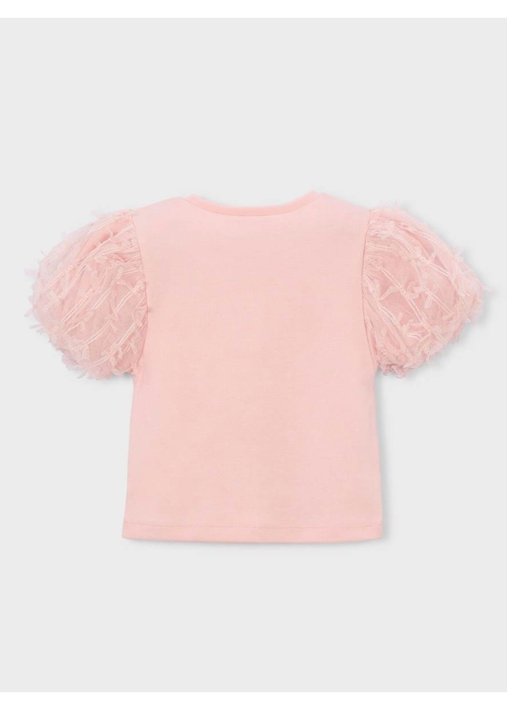 Mayoral Mayoral, Girl Tulle T-shirt || Blossom