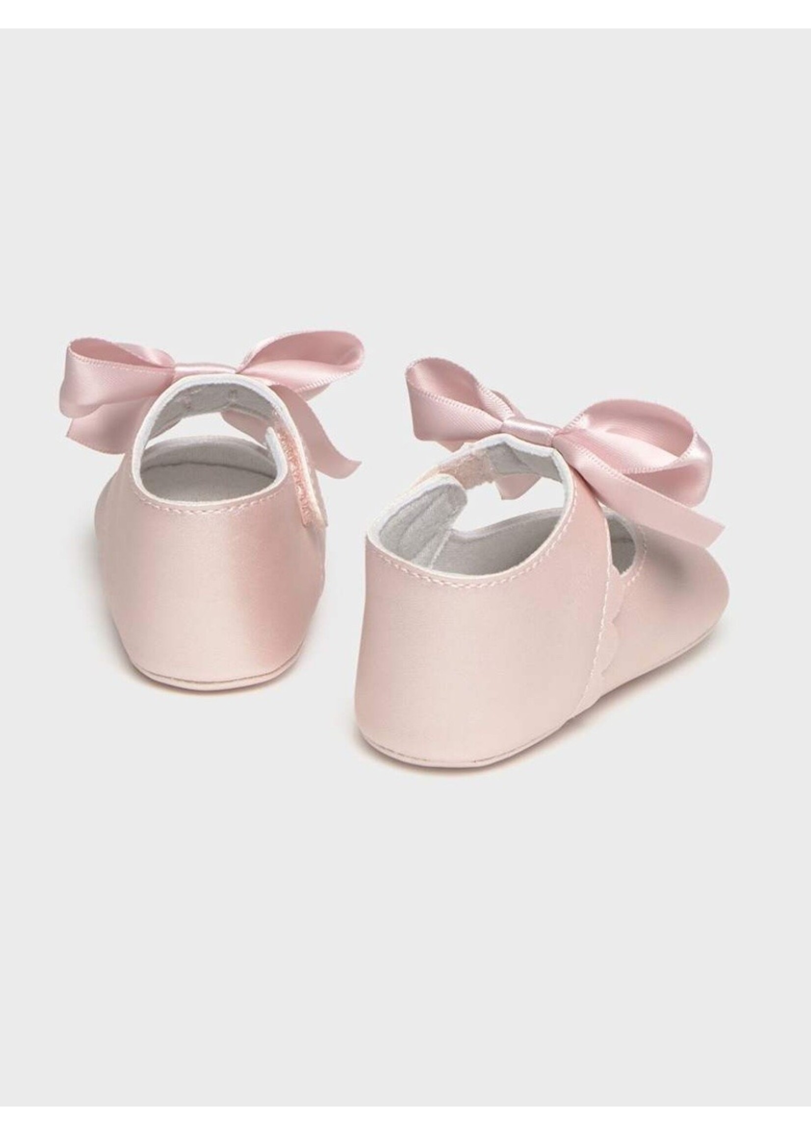 Mayoral Mayoral, Newborn Girl Bow Mary Janes || Tulip