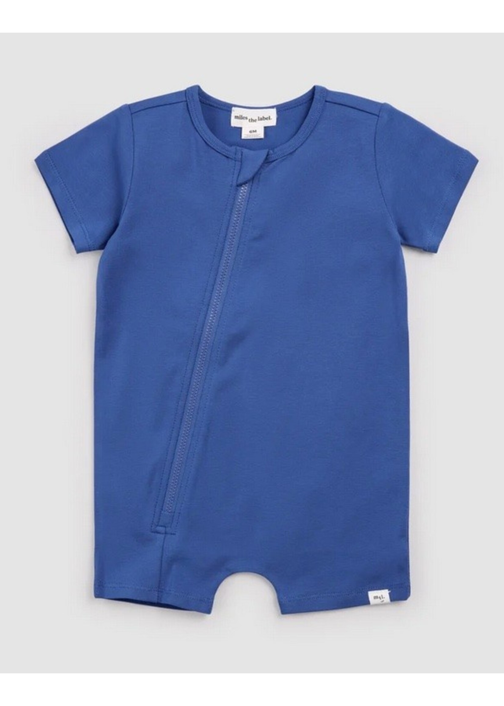 Miles the Label Miles the Label, Basics Short Sleeve Romper || Royal Blue