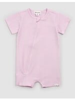 Miles the Label Miles the Label, Basics Short Sleeve Romper || Lavender