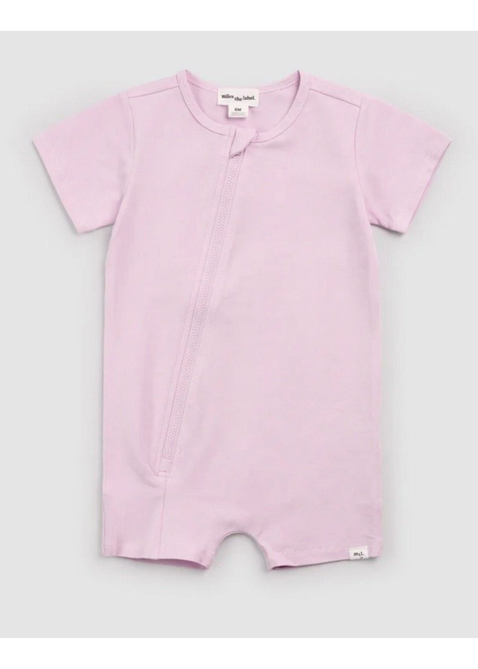 Miles the Label Miles the Label, Basics Short Sleeve Romper || Lavender