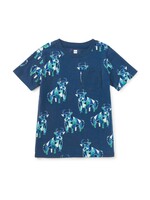 Tea Collection Tea Collection, Printed Pocket Tee || Picasso's Toros