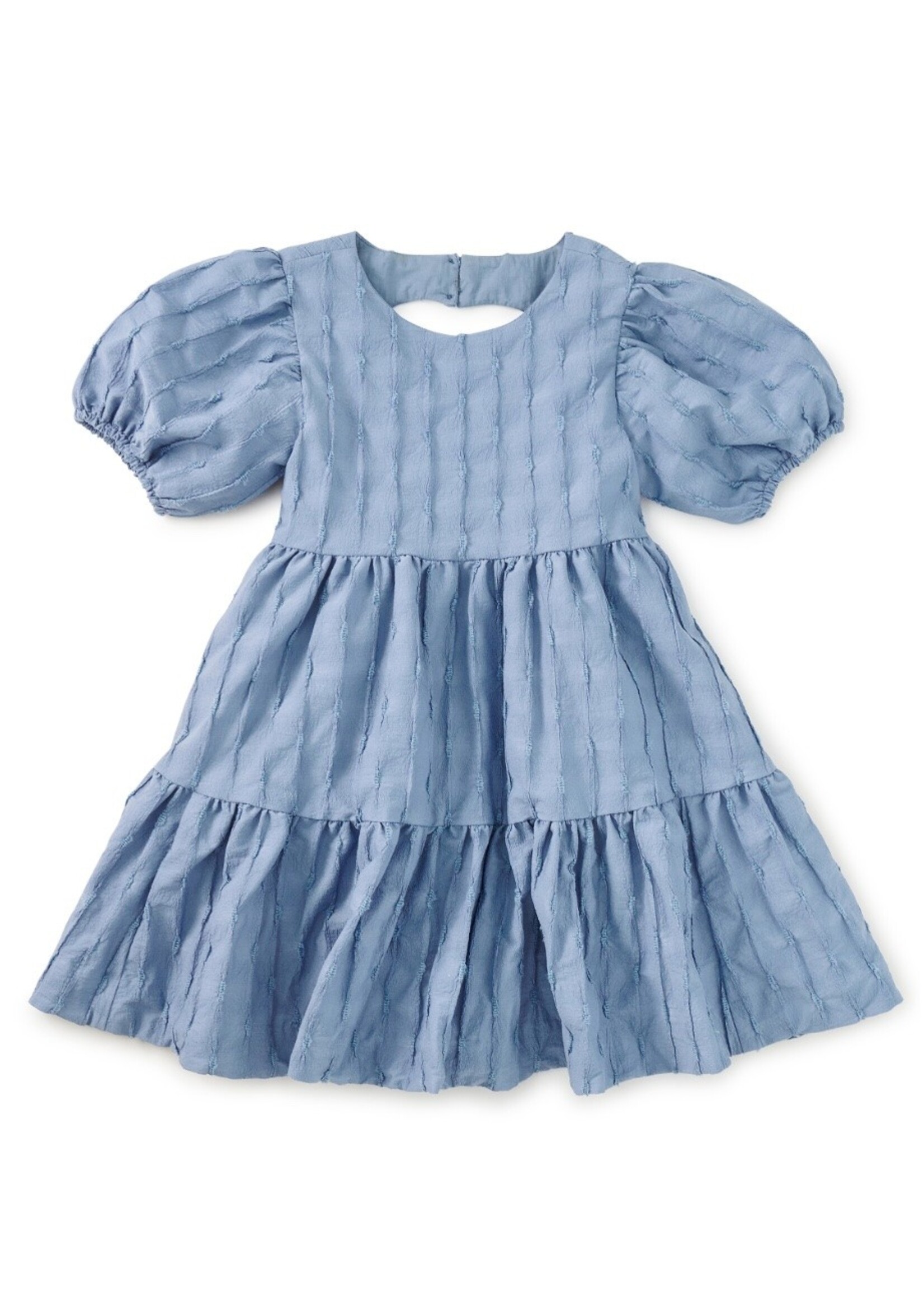 Tea Collection Tea Collection, Pleated Heartback Dress || Seal Grey