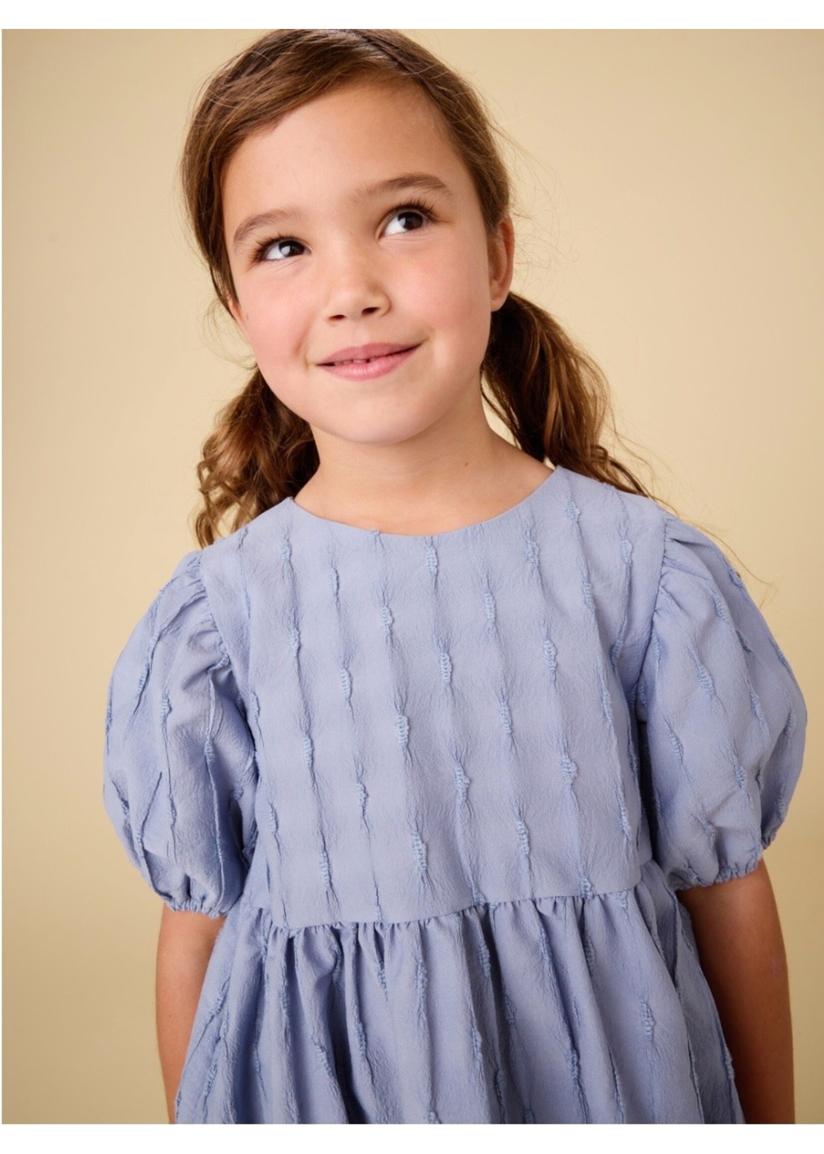 Tea Collection Tea Collection, Pleated Heartback Dress || Seal Grey