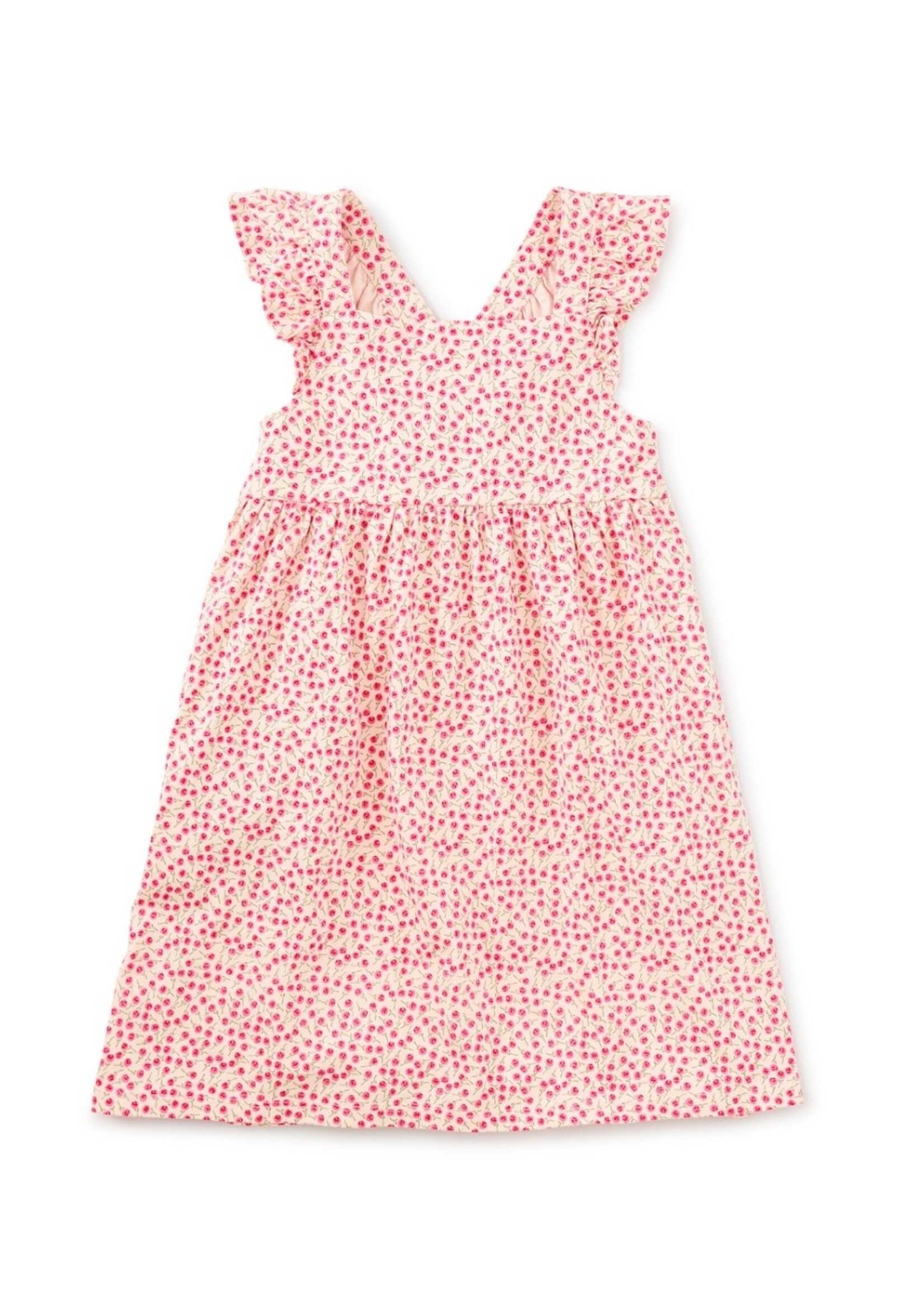 Tea Collection Tea Collection, Ruffle Strap Dress || Mini Rose Toss