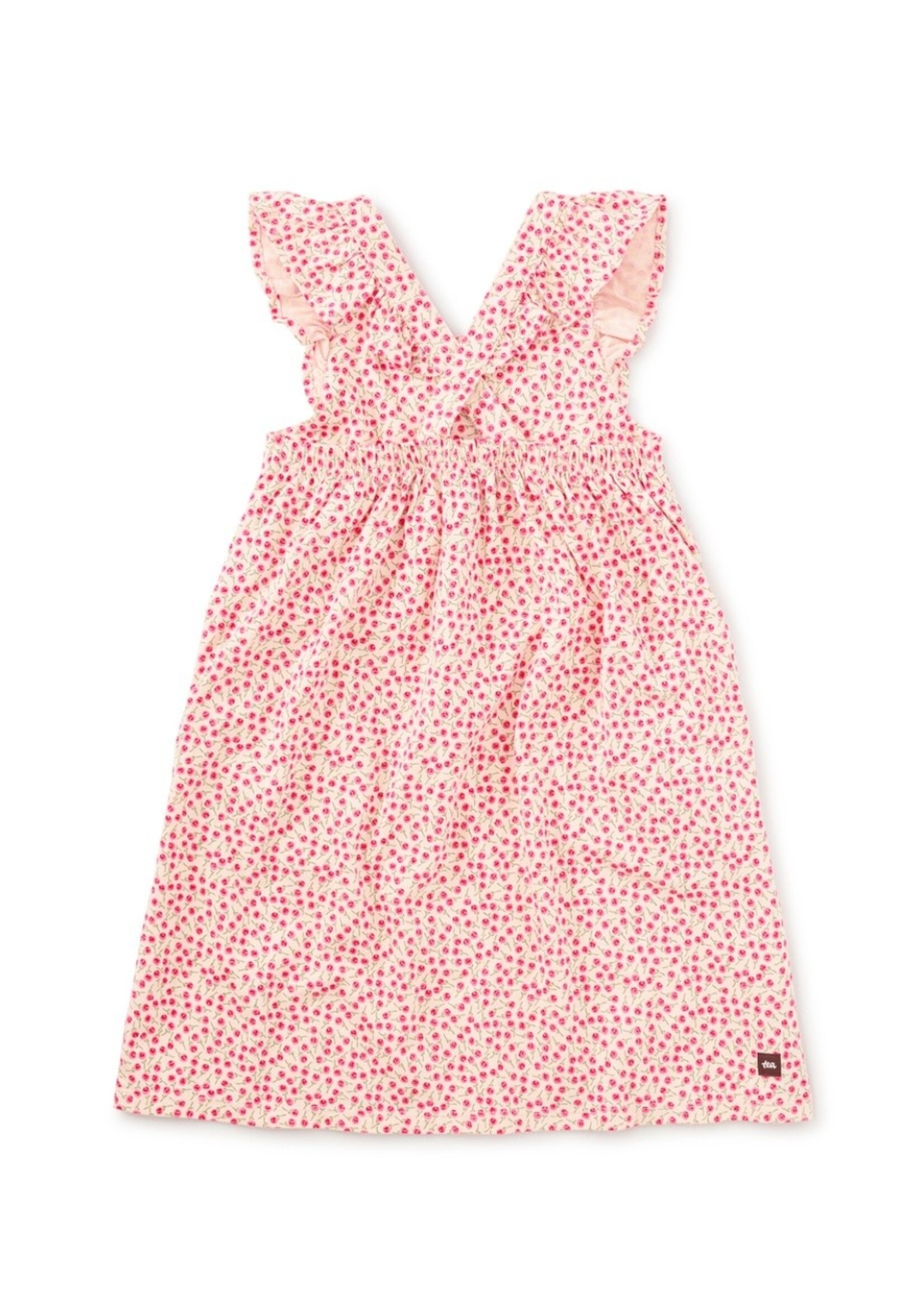 Tea Collection Tea Collection, Ruffle Strap Dress || Mini Rose Toss
