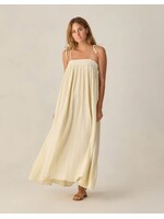 Rylee + Cru Rylee + Cru Women's Malea Dress || Citron Stripe