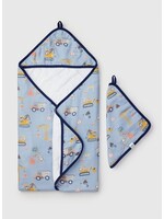 Loulou Lollipop Loulou Lollipop, Hooded Towel & Washcloth Set ||