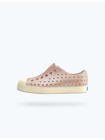 Native Shoes Native Shoes, Jefferson Bio-Bling Kids || Chameleon Pink Bling / Bone White