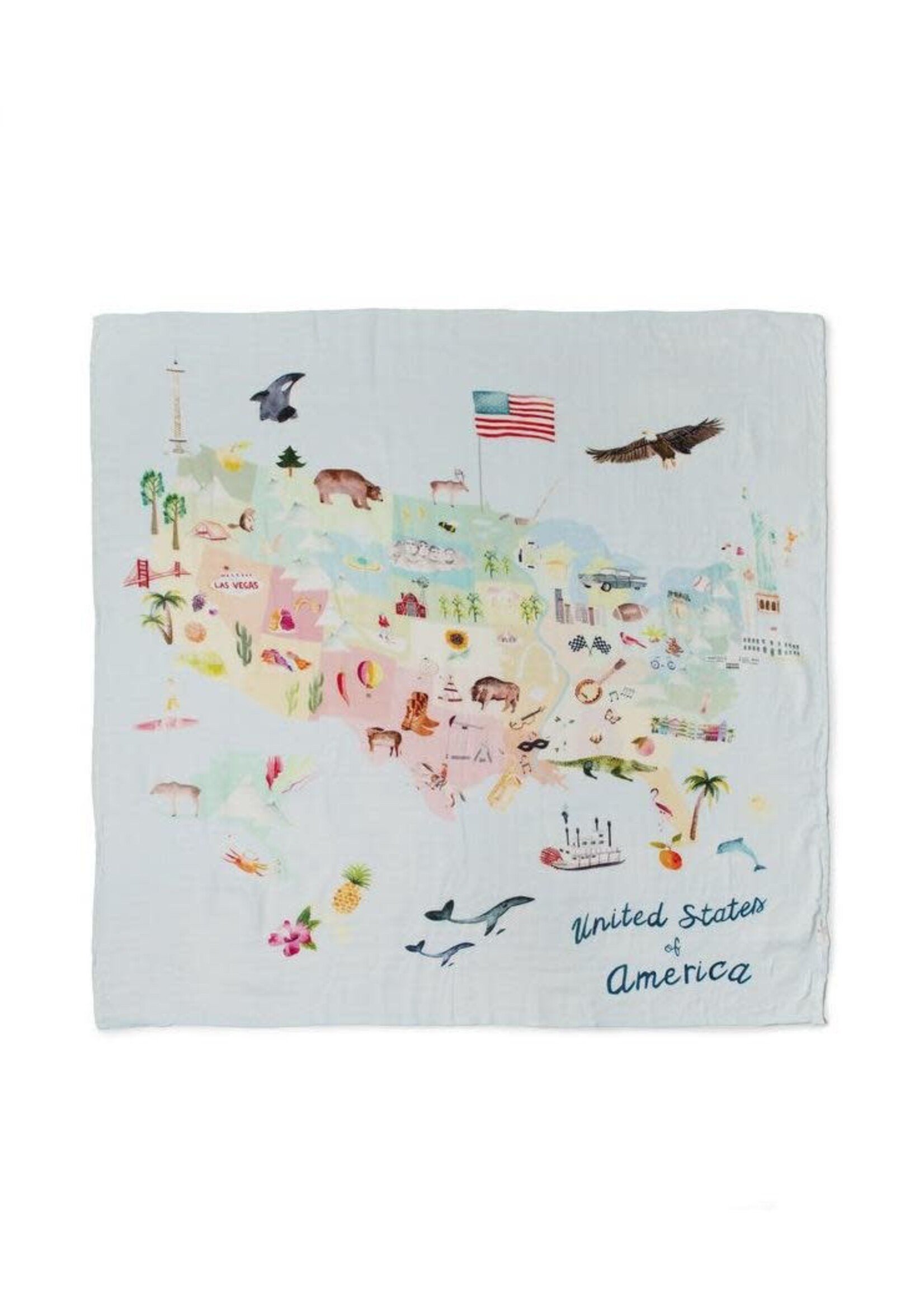 Loulou Lollipop Loulou Lollipop, Cities Luxe Muslin Swaddle ||