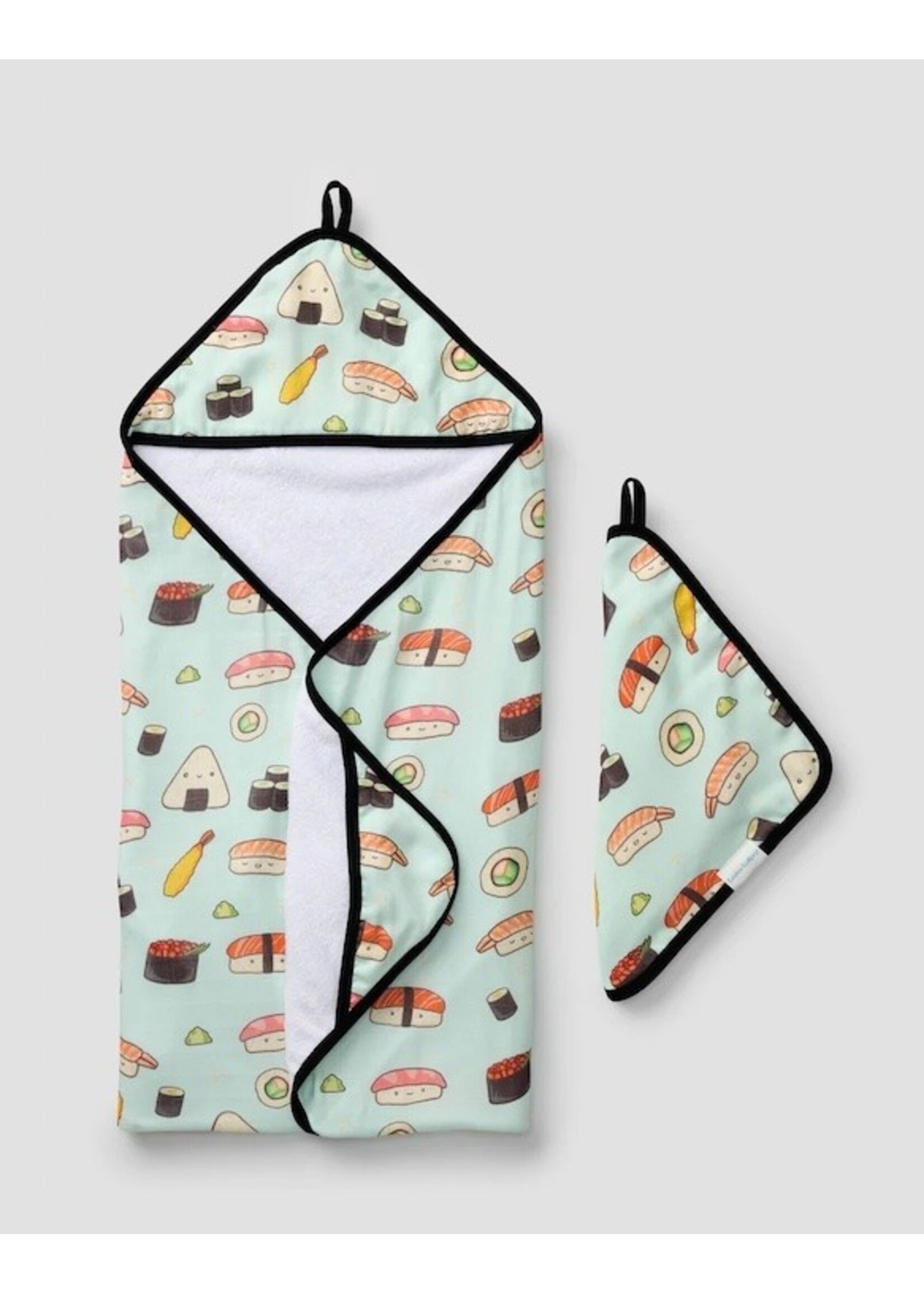 Loulou Lollipop Loulou Lollipop,  Muslin Hooded Towel & Washcloth Set ||