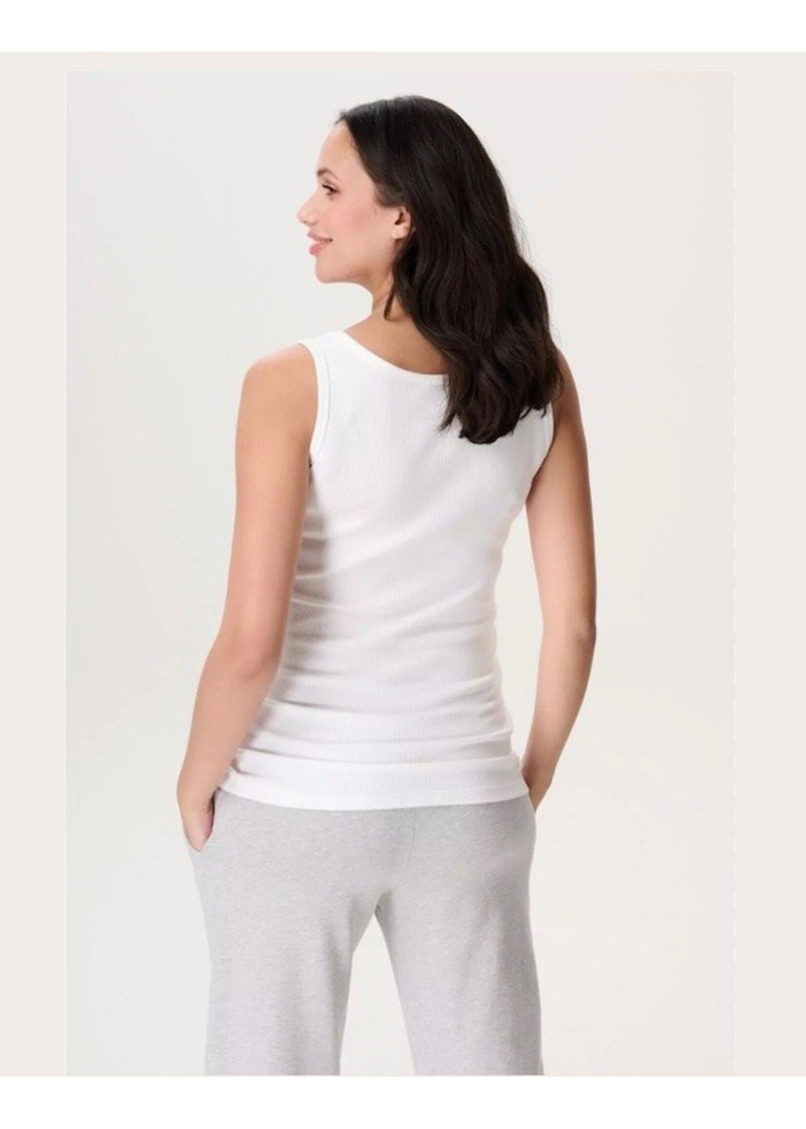 Noppies Maternity Noppies Maternity, Evita Nursing Tank Top || Optic White