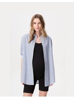 Noppies Maternity Noppies Maternity, Arles Maternity & Nursing Blouse || Gris Blue Stripe