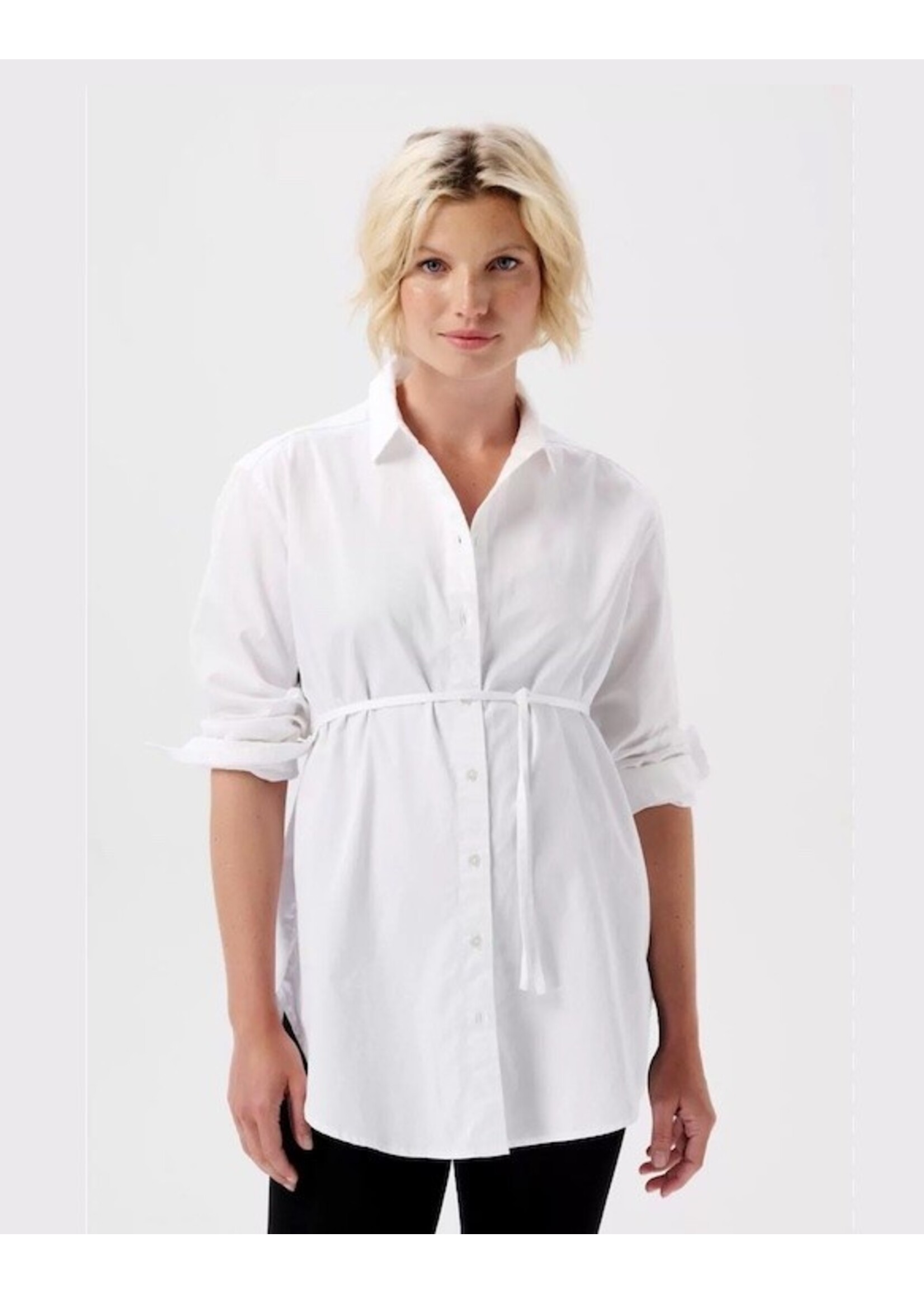 Noppies Maternity Noppies Maternity, Arles Maternity & Nursing Blouse || Optical White