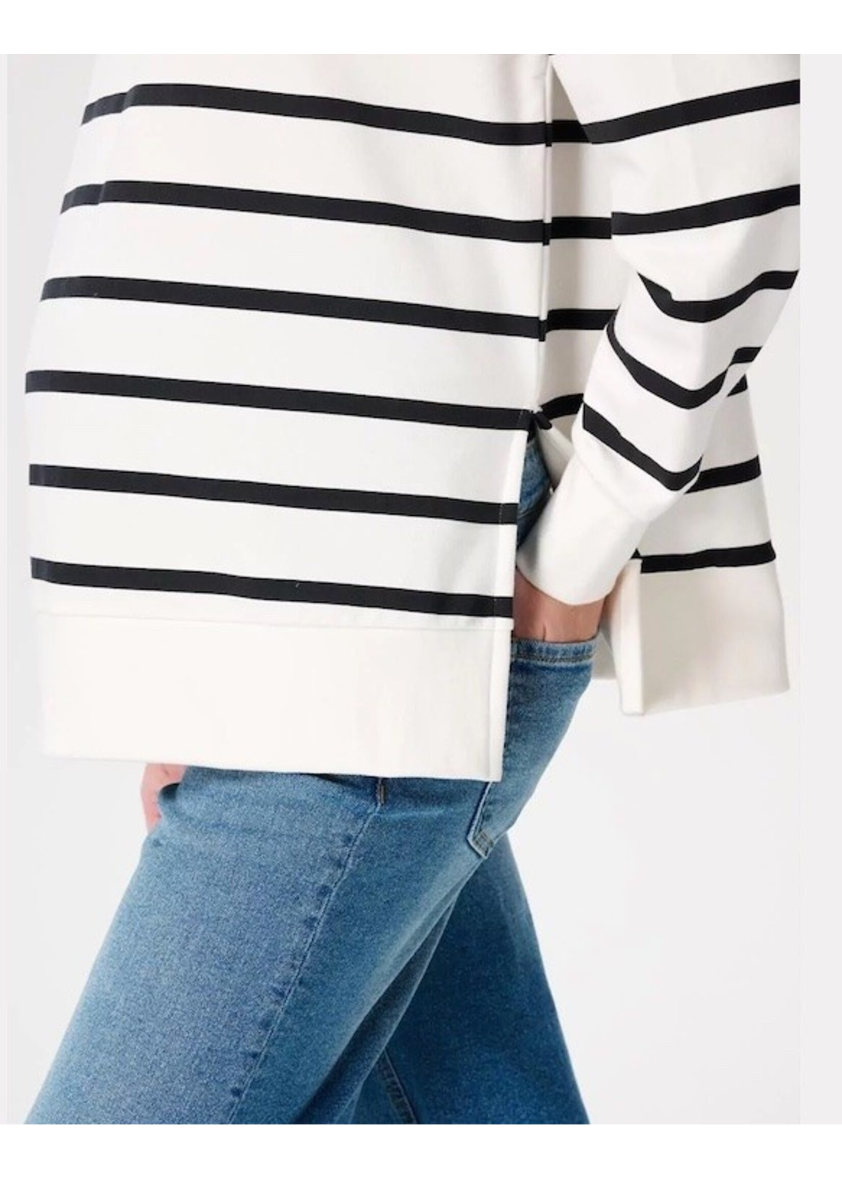 Noppies Maternity Noppies Maternity, Pepe Maternity& Nursing Sweatshirt|| Cream Stripe